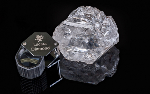 Знахідка належить канадській компанії Lucara Diamond