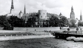 Ровные дороги, узкие улочки и древние замки - Латвия в редких фотографиях 1950-х годов