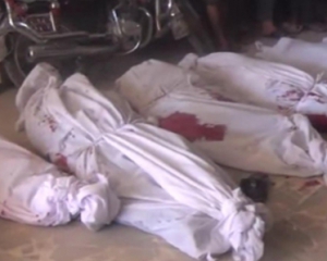 З&#039;явилися відео кривавих наслідків бомбардування літаками РФ Сирії (18+)