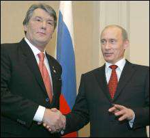 Встреча Ющенко и Путина привлекла больше внимания, чем инаугурация Назарбаева, на которую они приехали