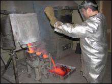 Процесс добычи золота на Мужиевском руднике в Закарпатье