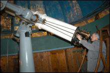 Астроном киевской обсерватории Всеволод Лозицкий будет наблюдать затмение в телескоп производства 1895 года 