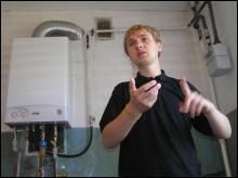 У березні на опалення однокімнатної квартири Олександра Бовсуновського двоконтурним котлом ”Фероллі” пішло газу на 15 гривень