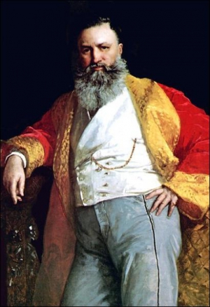 1869 року, коли Едвард Гаррісон Мей малював портрет Ісаака Зінґера, той уже був мільйонером і жив переважно в Європі