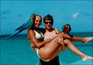 Руслан Ротань и его жена Мария на отдыхе в Доминиканской Республике. Ротань говорит, что там ему понравилось
