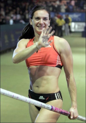 Елена Исинбаева 20 раз устанавливала мировые рекорды