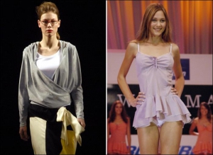 Сестры-модели из Уругвая 22-летняя Луисель Рамос и 18-летняя Элиана во время показов мод. С разницей в полгода обе умерли от остановки сердца из-за истощения организма