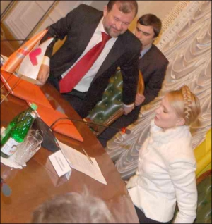 Юлия Тимошенко и Виктор Балога считают, что гарантией прочности объединенной оппозиции является отсутствие в ней Александра Мороза