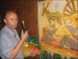 Художник Володимир Шпак вважає себе вільним художником. Заробляє від випадку до випадку