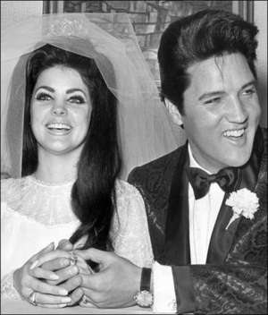 Элвис Пресли и Присцилла Буалье вступили в брак в 1967 году в Лас-Вегасе