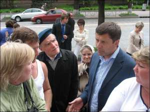 Віктор Пилипишин на зустрічі з мешканцями Шевченківського району