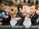 Президент США Джордж Буш, президент Франции Николя Саркози, испанский премьер-министр Хосэ Луис