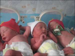 Тройня Галабицких в отделении интенсивной терапии новорожденных Тернопольского областного перинатального центра