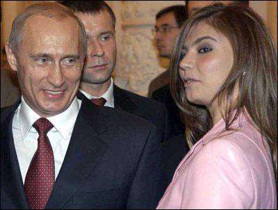 Владимир Путин и его любимая женщина Алина Кабаева