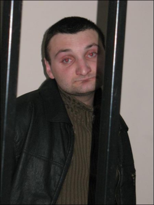 Юрий Гречанюк на объявлении приговора в Тернопольском Апелляционном суде 22 апреля 2008 года