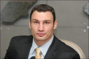 Кандидат на посаду київського міського голови Віталій Кличко