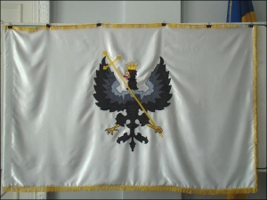 Перший екземпляр прапора, який виготовили для сесії міської ради,   зберігатиметься в історичному музеї Чернігова