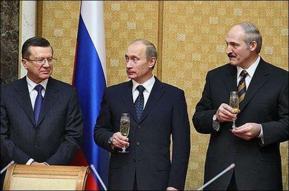 Виктор Зубков, Владимир Путин и Александр Лукашенко