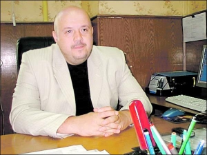 Директор Полтавської філії ”Укргазбанку” Михайло Ачкасов