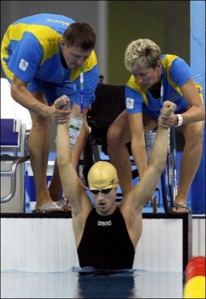 Украинский пловец Дмитрий Виноградец выиграл серебряную награду на дистанции 100 метров вольным стилем