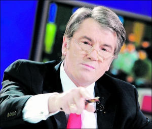 На щорічній прес-конференції президент Віктор Ющенко протягом 2,5 години відповів на десять запитань