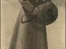 Наряд пожилой дамы сезона зима 1908–1909, рисунок из французского журнала ”Ля мод илюстре” за ноябрь 1908-го. Женщины носили также меховые муфты