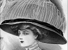 Жіночі капелюхи журналу ”Модіст юніверсель”, осінь 1908-го. До волосся їх прикріплювали шпильками завдовжки 30 сантиметрів