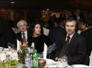 Министр образования Иван Вакарчук сидел за столом вместе с сыном Святославом и его женой, дизайнером Лялей Фонаревой