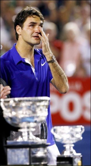 Роджер Федерер после матча заявил, что теннис — это его жизнь, потому проигрывать всегда больно
