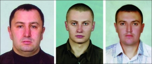 Анатолий Мирошниченко (слева) был за рулем ”лексуса”, который на смерть сбил двух мужчин на скутере — Вячеслава Брунько (в центре) и Вячеслава Ивахненко