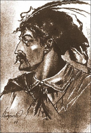 Іван Богун. Літографія Яна Мадеєвського, 1884 рік
