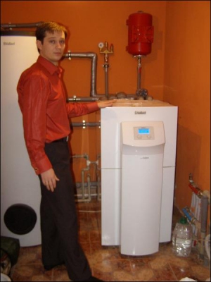 Отопление и горячую воду в жилье Олега Хижняка из Ривне обеспечивает тепловой насос. Температура воздуха - в пределах 25–26 градусов