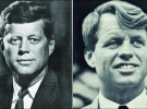 Братья Кеннеди ненадолго пережили Мерилин Монро — обоих застрелили. Джон (слева) погиб в 1963-ем, Роберт – в 1968-ом