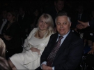 Лидер Компартии Украины Петр Симоненко привел на концерт гражданскую жену Оксану Ващенко. Дочку Марию оставили с няней