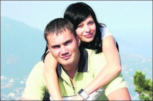 Віктор Янукович-молодший зі своєю нареченою Ольгою