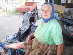 Мария Возная из села Шпендовка Кагарлыкского района Киевщины все имущество прячет в хлеве. Боится, что и ее усадьбу обворуют