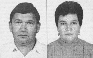Володимир Паляничка (ліворуч) очолював фермерське господарство, його дружина Валентина (праворуч) тримала три продуктові крамниці