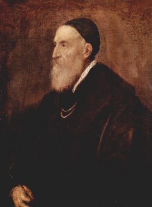 Свой автопортрет итальянский живописец Вечеллио Тициан написал приблизительно в 1566 году. Картина хранится в музее Прадо в испанском Мадриде