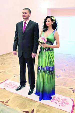 Нардеп Виктор Янукович-младший с женой, юристом Ольгой Корочанской
