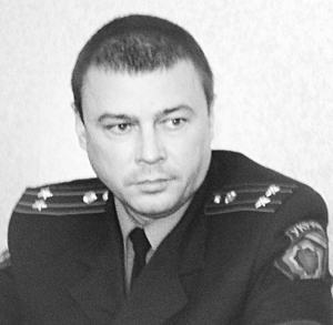 Начальник Кировского райотдела милиции Донецка Владимир Зиборов. После гибели экс-коллеги он получил строгий выговор и продолжает работать