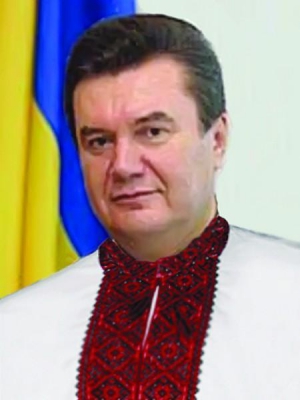 Так міг би виглядати Віктор Янукович на офіційному знімку. Політтехнолог Сергій Гайдай вважає, що вишиванка йому личитиме і додасть популярності на заході країни