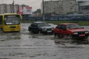 Июльское наводнение в 2008 году в городе Ивано-Франковск