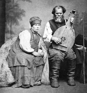 Кобзаря Остапа Вересая з дружиною сфотографували в Києві 1873 року. Він тоді дав концерт на засіданні Південно-Західного відділу Російського географічного товариства