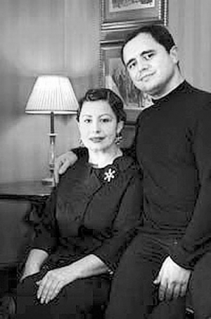 Квітень 2007 року. Ганна Герман з Миколою Коровіциним — своїм старшим сином від першого шлюбу 