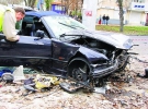 Владислав Піскун не впорався з керуванням, коли його автомобіль понесло на тротуар