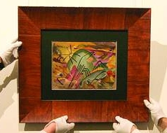 Картину Василя Кандинського ”Абстрактна композиція” показують у столичній галереї ”М17”
