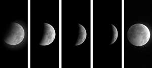 Повне місячне затемнення проходить п’ять фаз