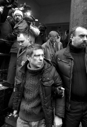 Організатор мітингу проти переслідування учасників ”Податкового Майдану” Олександр Данилюк 