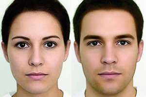 Комп'ютерні моделі ідеальних облич, які створили німецькі психологи Крістоф Браун, Мартін Ґрюндель і Крістоф Шербер