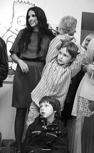 Тетяна Франчук зі своїми синами